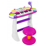 Detské ružové piano – 24 klávesov 